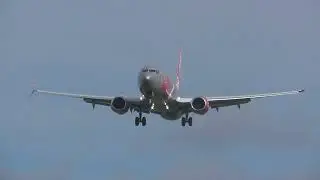BOSH! B737 HARD LANDING 😮