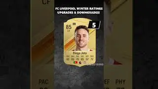 EA FC 24 | FC LIVERPOOL WINTER RATINGS UPGRADES & DOWNGRADES! 😱🔥 #eafc #salah #liverpool