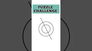 This Circle Puzzle Looks Easy&hellip; Until You Try It/Puzzle Challenge/ Freehand Circle Hack #puzzle