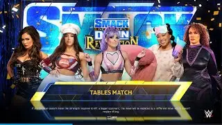 WWE 2K25 5 Women s Table Match 2 Out Of 3 Fall