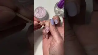 Spring dip nails 🌸 #nails #diynails #springnails