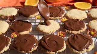 No Gluten, No Sugar, No Dairy Orange Cookies with Chocolate 🍪 Perfect for Christmas!