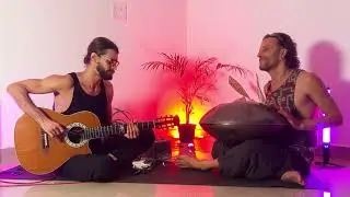 Handpan Music with Ovation Guitar and Hand Pan A2 Hijaz | JESUS IN ZEN - DAVIDE SWARUP