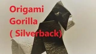 Origami Gorilla Tutorial, Оригами Горилла