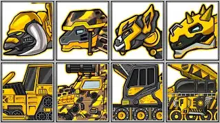 Dino Robot Corps - Stegosaurus - Scutellosaurus - Apatosaurus - Euoplocephalus - Robot Dinosaurs