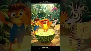 Friendship of lion 🦁 tiger 🐯 and zebra 🦓#reels #animation #shortfilm #reels #shortsviral #fyp #fypシ゚