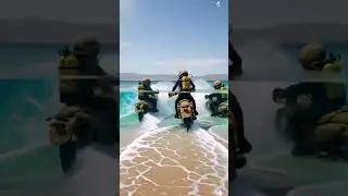 AI Whimsy: From Sand to Sea&mdash;Motorcycle Riders Dive Deep 🏍️🌊✨