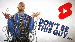 The TRICK to Tangle-Free Cables EVERY TIME! #shorts