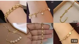 Designer bracetete for women gold style design  Karachi pakistan