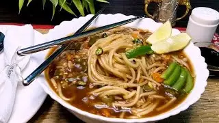 Manchow Soupy Noodles Recipe  l Manchow Soup Noodles  I  Veg Soup Noodles   l   मैंचौ  सूप नूडल्स