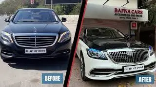 Mercedes S-Class Converted to Maybach || Bafna Cars || Pune