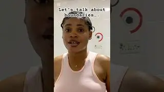Let&rsquo;s talk about Boundaries&hellip; #boundaries #boundariesmatter #youtubeshorts