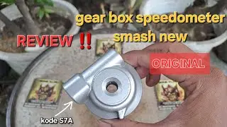 REVIEW ‼️ GEAR BOX SPEEDOMETER SMASH NEW ORIGINAL ⚪️🔴 #sparepartmotor