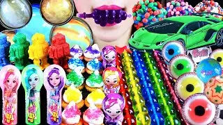 ASMR RAINBOW DESSERT COLLECTION MINIJELLY,EYEBALLGUMMY, SECRETJUJU,PLANETJELLY,CHOCOLATE,TIKTOKJELLY