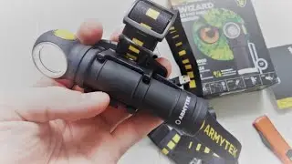 Распаковка, налобный фонарь на 4000 Люмен ⚡ Armytek Wizard C2 Pro Max Magnet USB unboxing