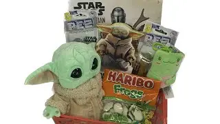Star Wars Mandalorian Grogu (Baby Yoda) Gift Basket Item Bundle Packaging
