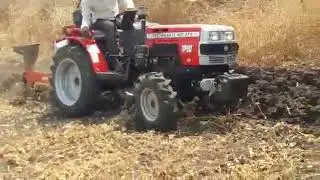 Vst Mini Tractor  27 HP with Double  Plough