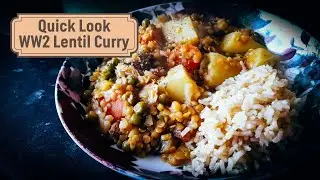 Quick look | WW2 Recipe Lentil Curry