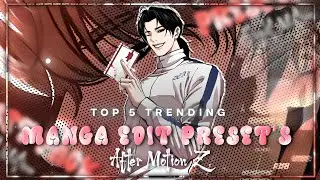 Top 5 Trending 🔥 Animanga Edit Preset's 🧩 | After Motion Z | @boruto_amz |[ XML + MATERIAL + SONG ]|