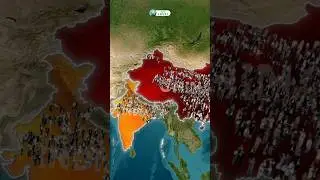Why altmost half of the world&rsquo;s population lives only in these two countries?😧#shorts #facts