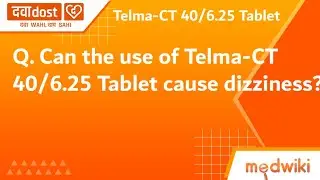Q. Can the use of Telma-CT 40/6.25 Tablet cause dizziness?