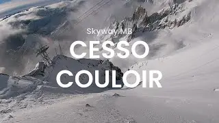 First Tracks on CESSO COULOIR - Helbronner SKYWAY Monte-Bianco