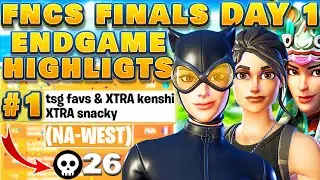 Snacky, Kenshi & Favs Win NA-WEST FNCS FINALS Day 1 🏆 26 Kills | ENDGAME REPLAY