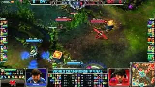 Faker Play Gragas - World Championship Final - Game 1 - LoL