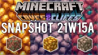 Minecraft 1.17 Caves & Cliffs Update Snapshot 21w15a - Bean Blocks Added
