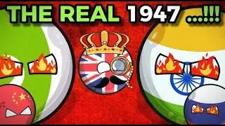 How Pakistan & India Got INDEPENDENCE in CountryBalls  ...!!! 😂🤣🤣 | (HINDI ❤️)