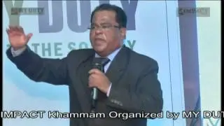 Human Attitude Vs Animal Attitude by Sri Venugopal Lakshmipuram at Khammam IMPACT