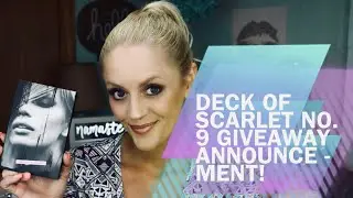 Giveaway Announcement ~ Deck of Scarlet No. 9