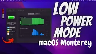How to turn on Low Power Mode in macOS Monterey