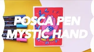MINI CANVAS 003 // POSCA PEN SPEEDPAINT