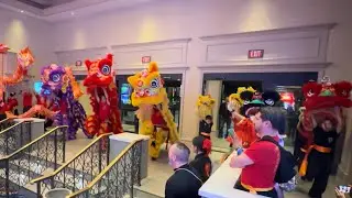 Lions Dance @Rampart Casino🧧🐉❤️2//16/2024🧧