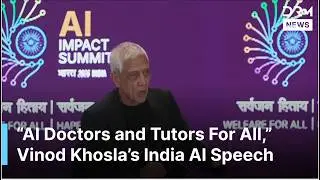 FULL SPEECH: Vinod Khosla Calls for AI Tutors, AI Doctors and AI Agronomists for India | AI1G