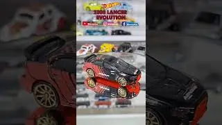 TOY CARS 2008 LANCER EVOLUTION ADVAN BLACK RED WE TURN #shorts #toys #car