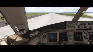 NZAA landing - PMDG 777-300ER