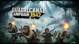 Guadalcanal Campaign 1942, 1st major Allied offensive in Pacific, campaign 1942-1943