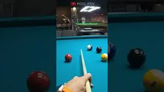 pool Headcam  pov & Table View  Cue Ball Control  asmr  satisfying videos gopro