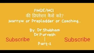Resources FMGE/MCI || From where to prepare by Dr.Purvesh & Dr.Shubham