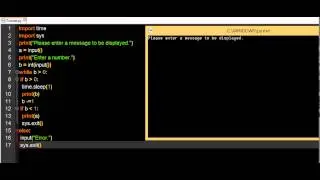Tutorial 7- Coding with Python- Making a Countdown in Python