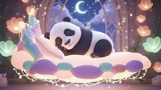 ✨ Fall Asleep in 3 Minutes – Dreamy Panda on a Cloud Under the Moon