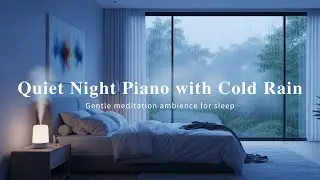 Peaceful Rain Sounds and Soft Piano Music for Stress Relief and Relaxation