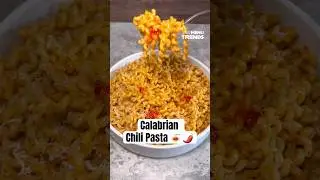 Calabrian chili pasta 🍝 🥵 #pasta #italy #spicy #recipe #calabria