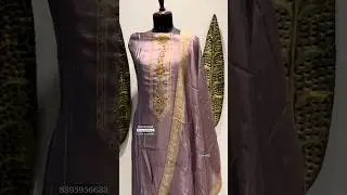 🌸 Grace in Every Thread | Elegant Mauve Embroidered Suit by Armario ✨