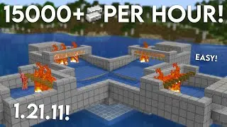 NEW UPDATED Minecraft Java 1.21.11 IRON FARM TUTORIAL | 15000 Iron Per Hour