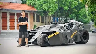 Student builds Batmobile in his garage