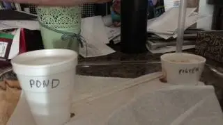 Gravity fed filter concept demonstrated