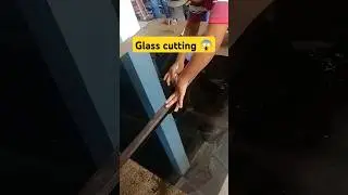 window glass cutting 😱#shortsfeed #shorts